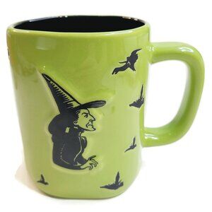 Rae Dunn Wizard Of Oz BAD WITCH Green Mug Cup Flying Monkeys 85th Anniversary